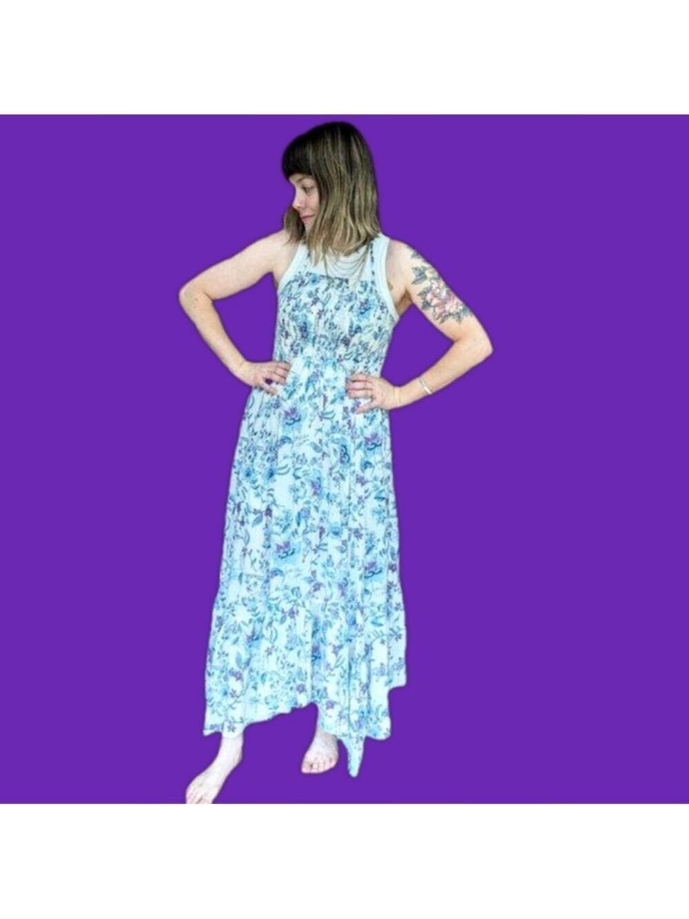 FREE PEOPLE Heat Wave Printed Maxi / Floral Combo - Picture 3 of 9